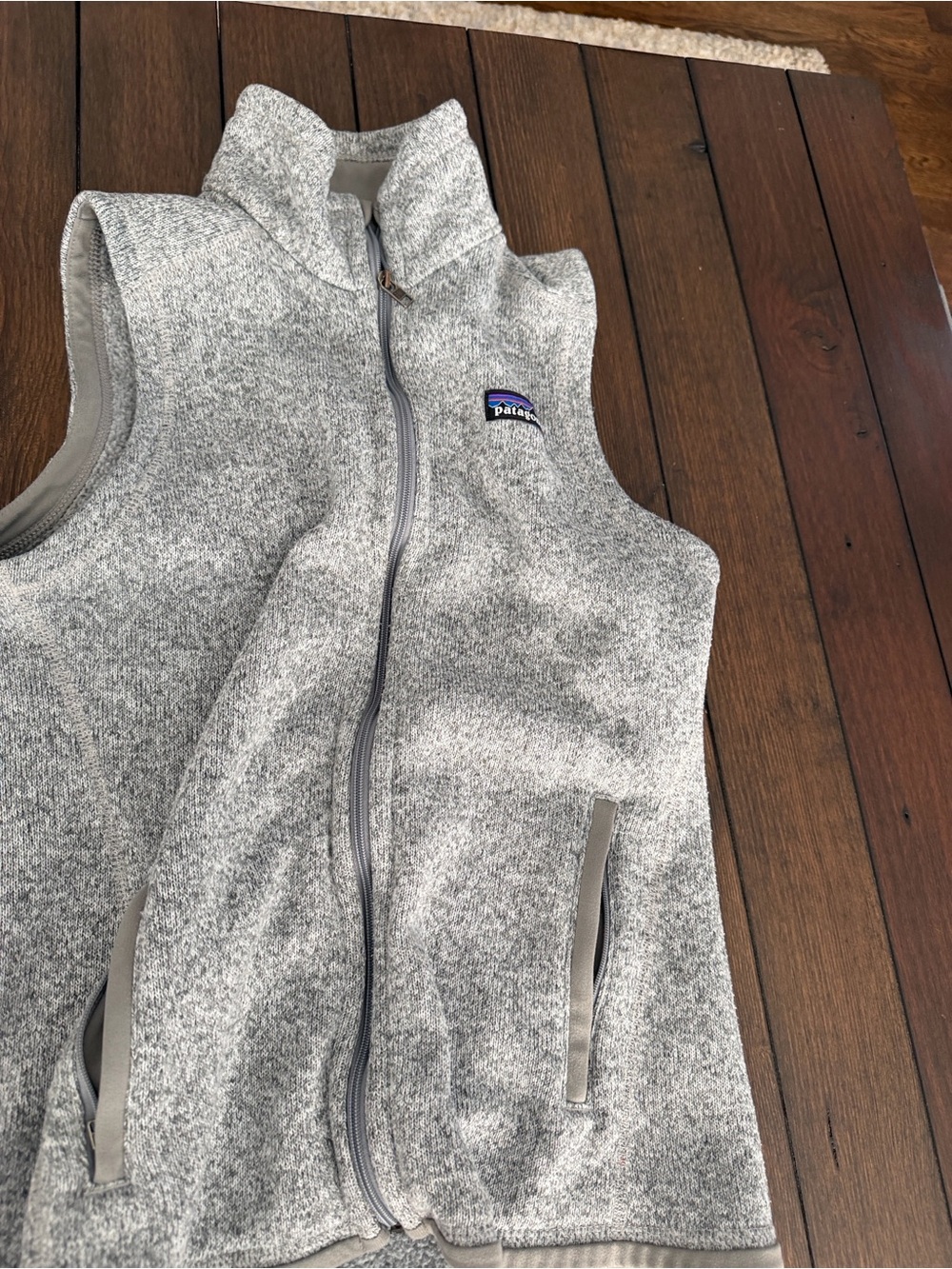 Patagonia Women’s Better Sweater Fleece Vest Gray Size S Full Zip